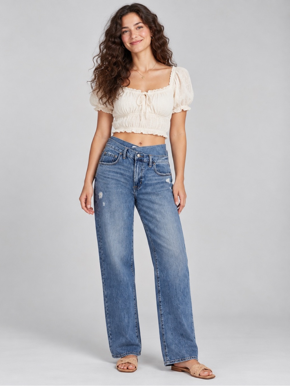 Anthropologie Pistola Bobbie Crossover Jeans Size Size 28 Baggy Indie Bohemian